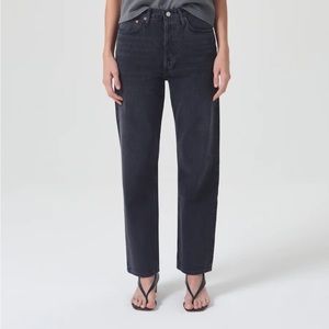 Agolde 90s midrise loose jeans in photogram 27
